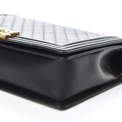 Chanel Lambskin Quilted Large Boy Flap Black 6 of 10