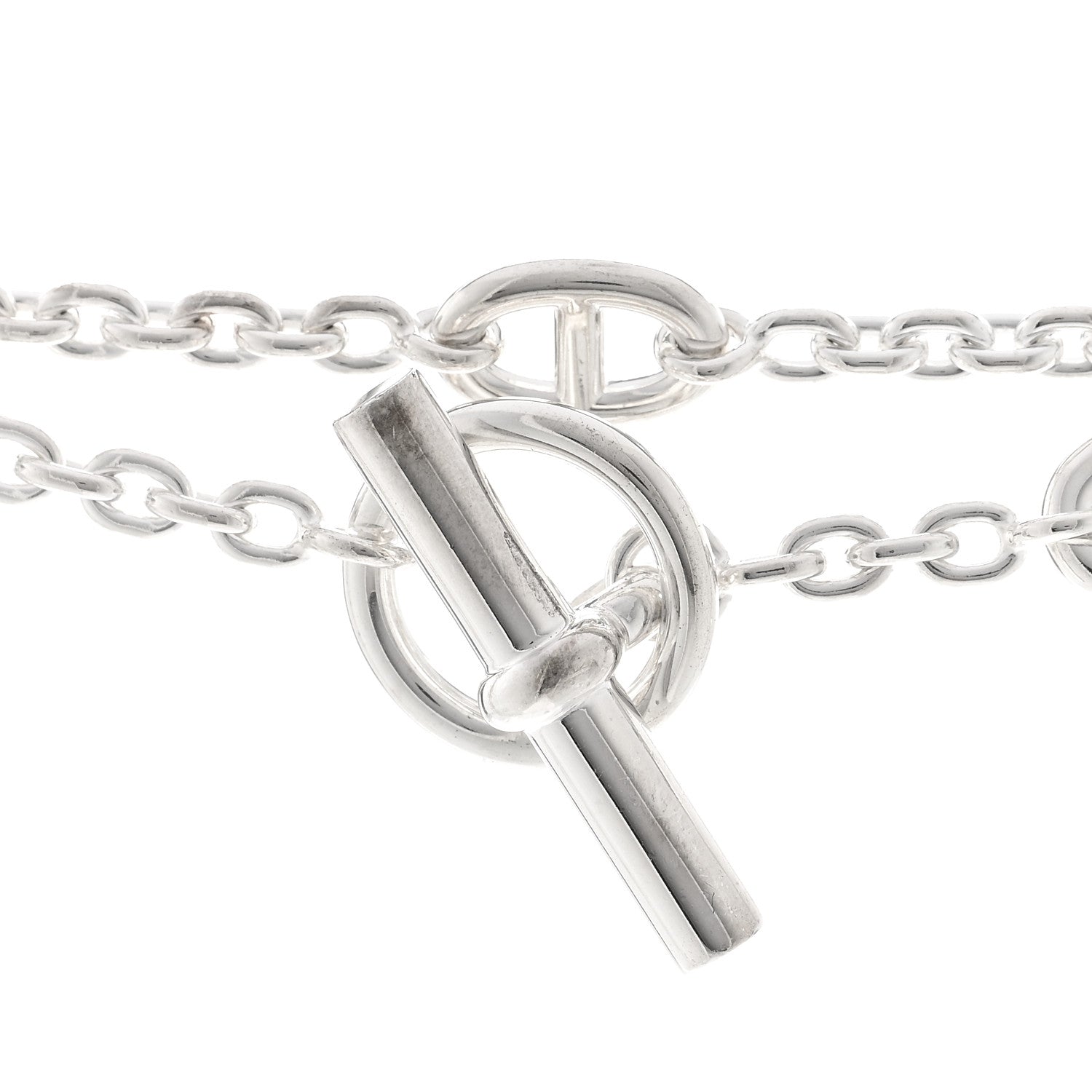 Hermes Sterling Silver Farandole Necklace 160 4 of 6