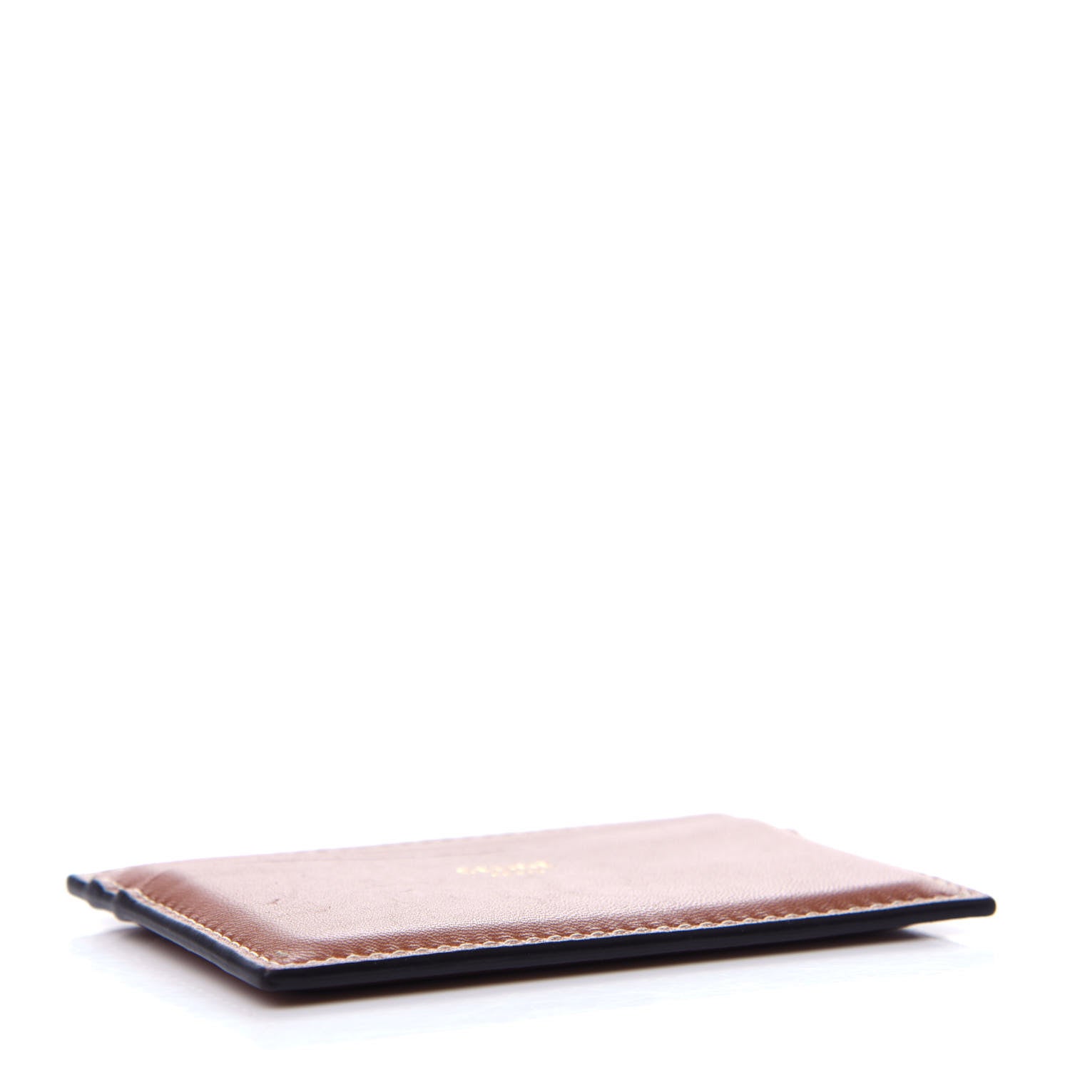 Celine Lambskin Card Holder Tan 4 of 6
