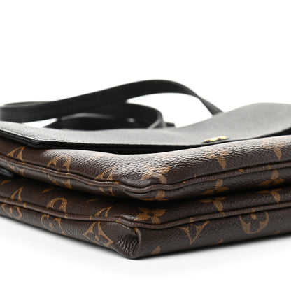Louis Vuitton Monogram Twice Pochette Black 9 of 10