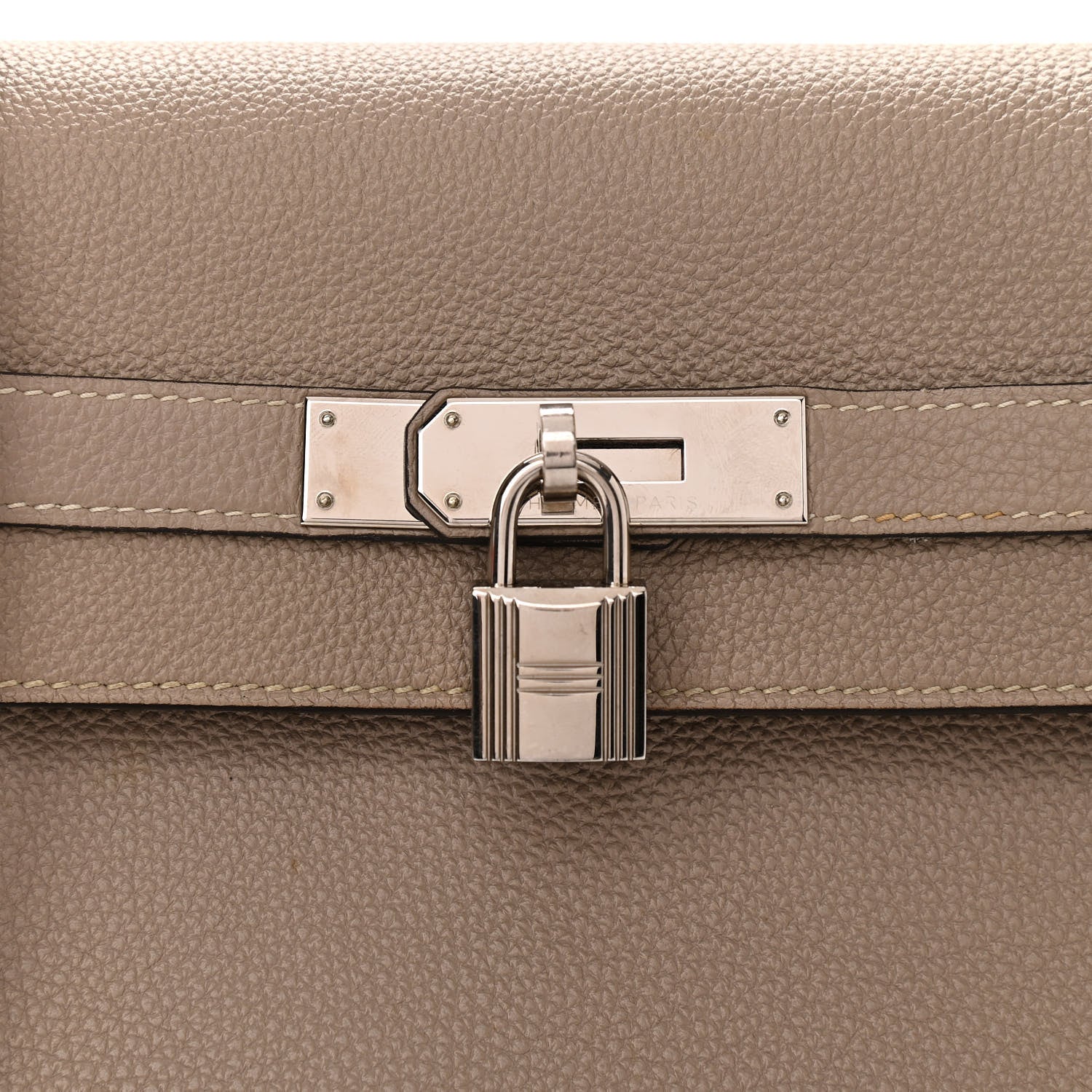 Hermes Togo Kelly Retourne 35 Gris Tourterelle 8 of 17