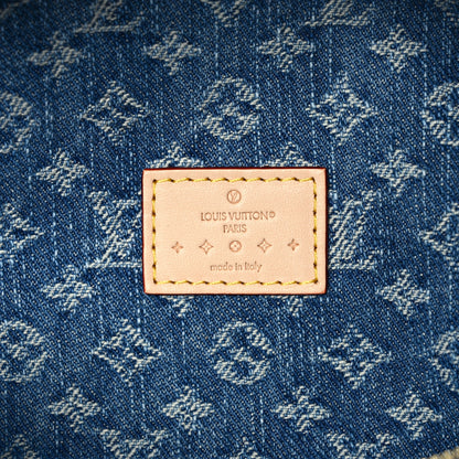 Louis Vuitton Monogram Denim High Rise Bumbag Blue 6 of 8