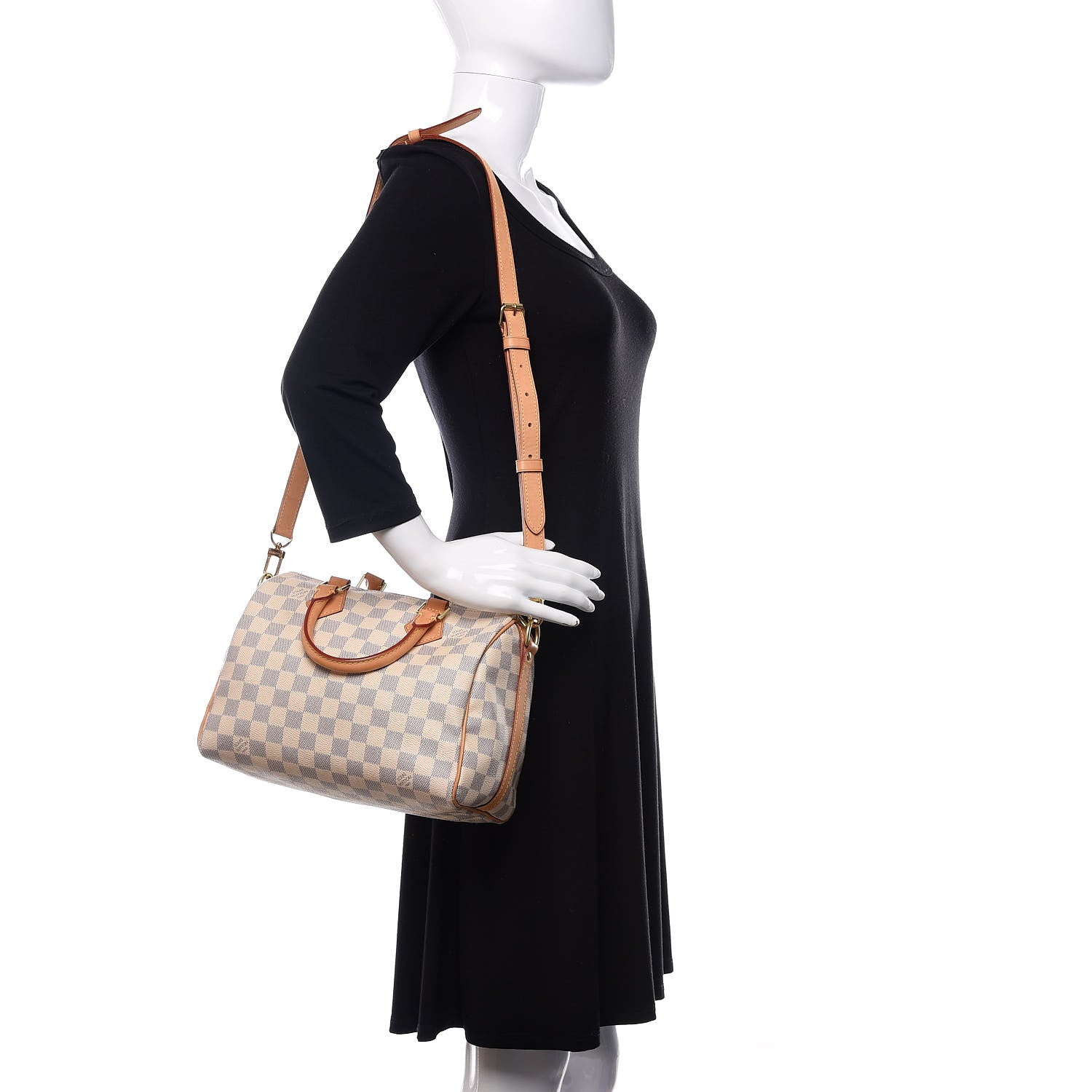 Louis Vuitton Damier Azur Speedy Bandouliere 25 3 of 17