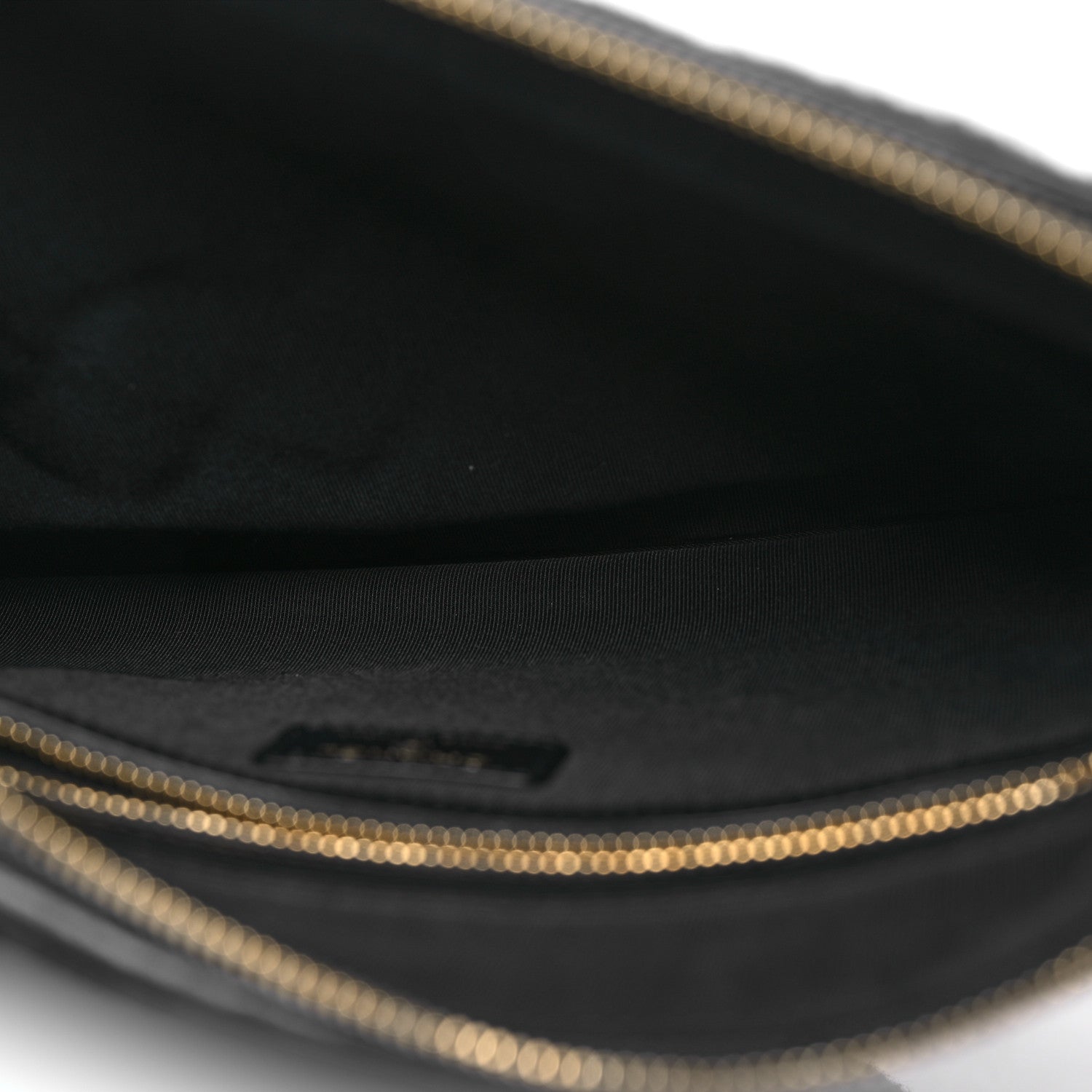 Chanel Terry Cloth Quilted Medium Cosmetic Case Black 5 of 9
