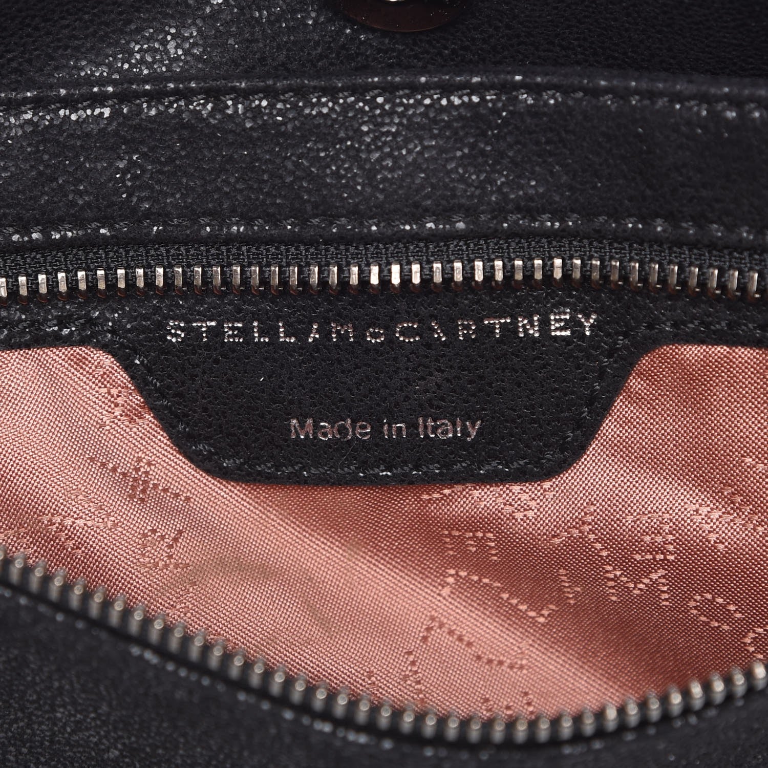 Stella McCartney Shaggy Deer Falabella Fold Over Clutch Black 7 of 7