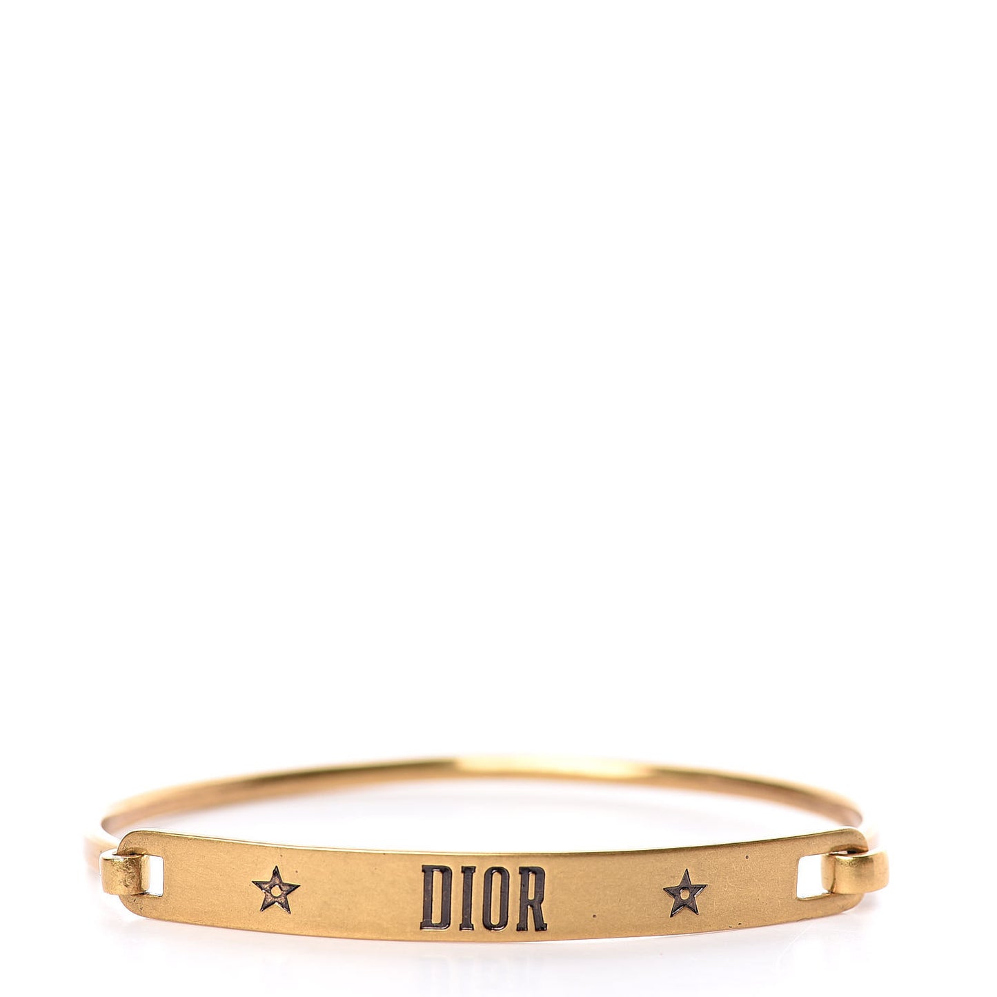 Metal Crystal Dio(r)evolution Bracelet Set Gold