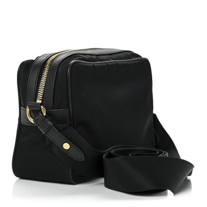 Prada Tessuto Nylon Soft Calf Camera Bag Black 3 of 11