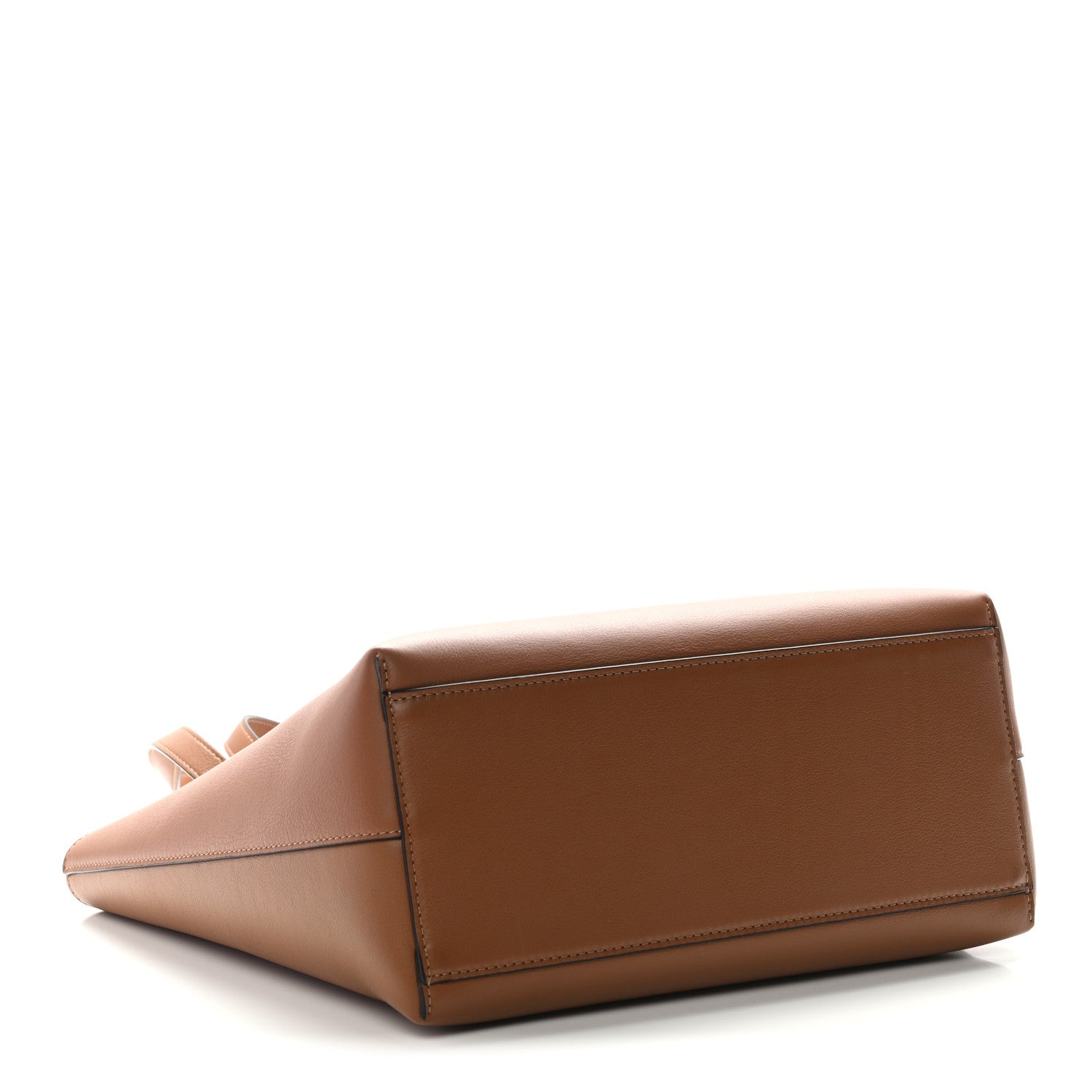 Loewe Smooth Calfskin Small Anagram Tote Tan Ecru 4 of 10