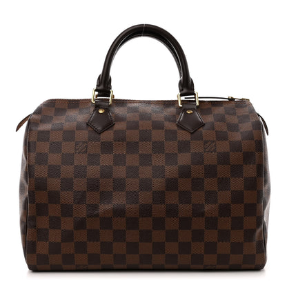 Louis Vuitton Damier Ebene Speedy 30 1 of 12