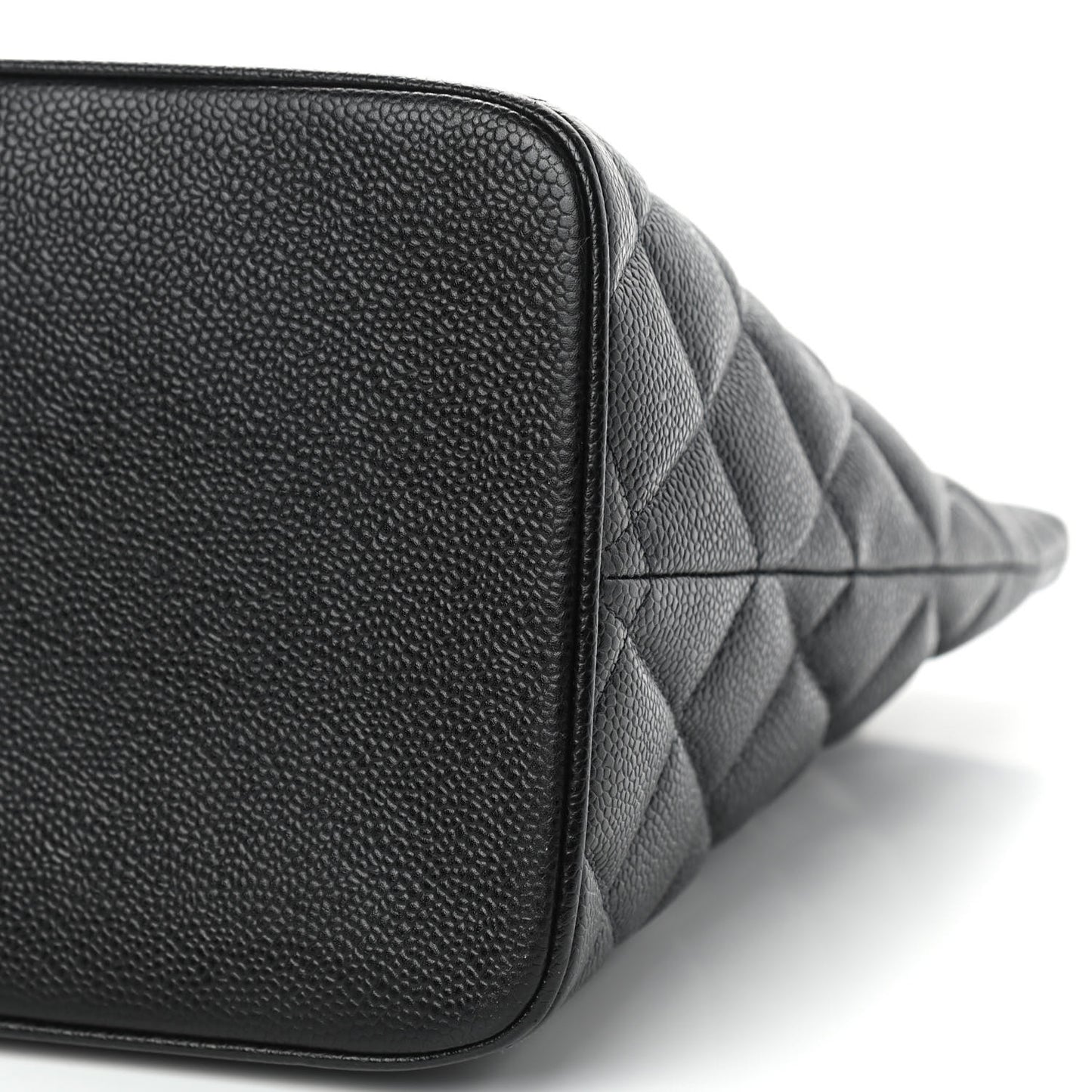 Caviar Quilted Medallion Tote Black