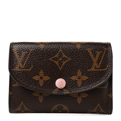 Louis Vuitton Monogram Rosalie Coin Purse Rose Ballerine 1 of 8