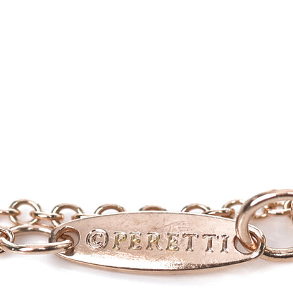 Tiffany 18K Rose Gold Diamond .04ct Elsa Peretti Diamonds by the Yard Bracelet 5 of 6