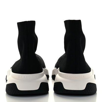 Balenciaga Neoprene Knit Womens Speed Sneakers 39 Black White 5 of 11