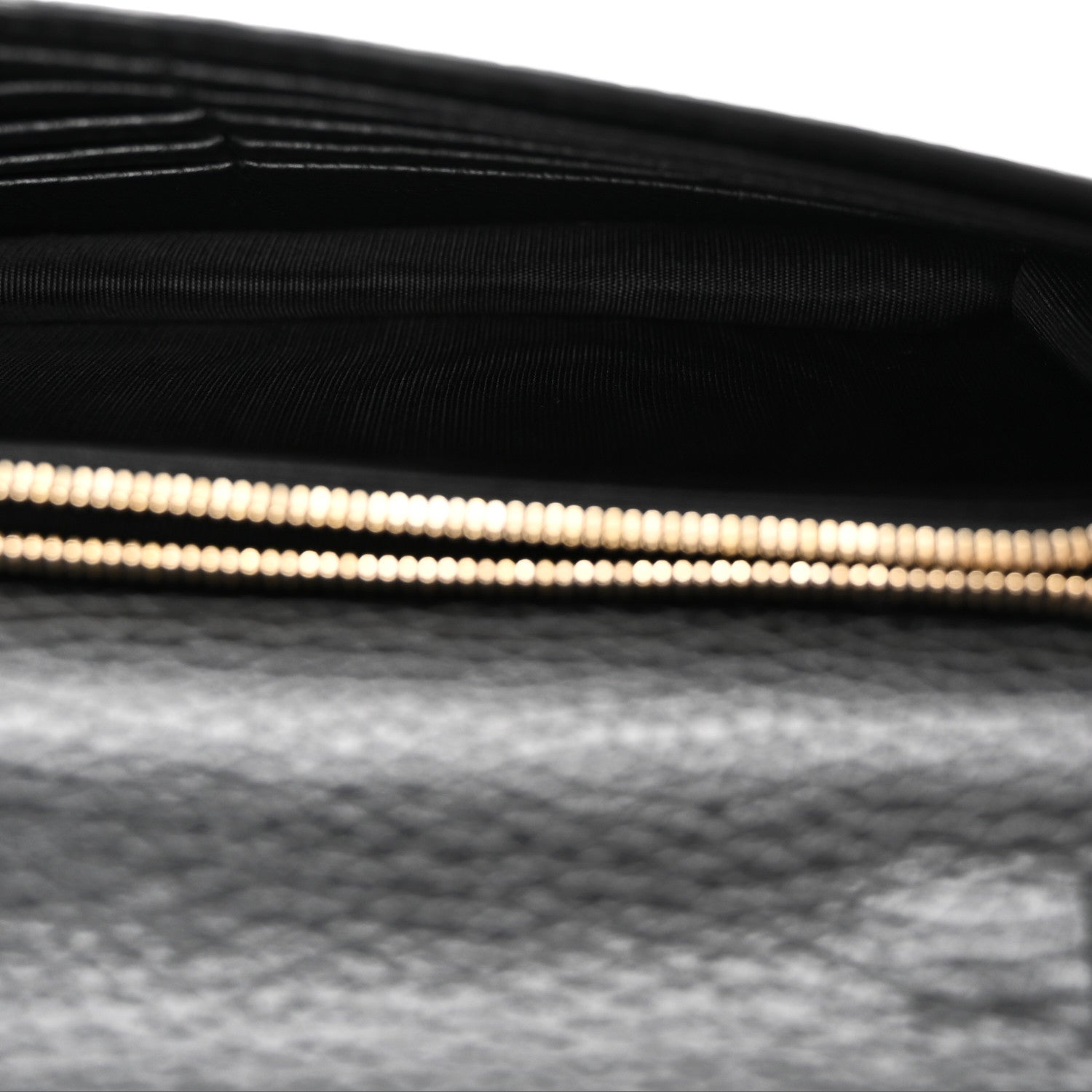 Gucci Dollar Calfskin Medium Betty Chain Wallet Black 5 of 10