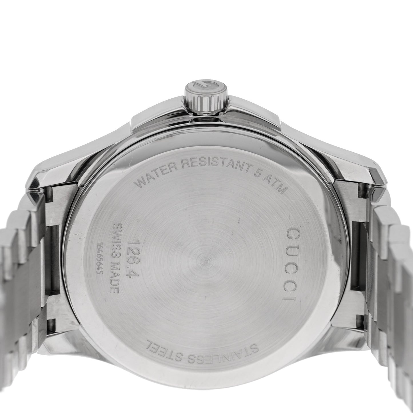 Stainless Steel 38mm G-Timeless Diamante Quartz Watch Grey