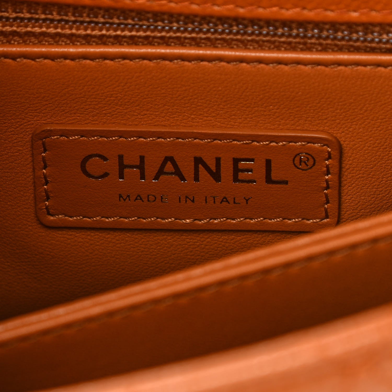 Chanel Caviar Quilted Mini Coco Handle Flap Light Brown 6 of 10