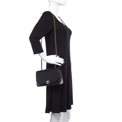 Chanel Lambskin Quilted Small Single Flap Black 2 of 17