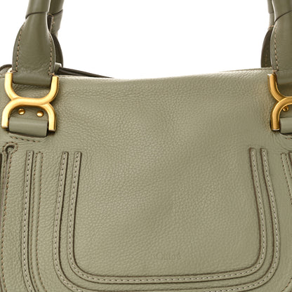 Chloe Calfskin Medium Marcie Satchel Baobab Green 8 of 13