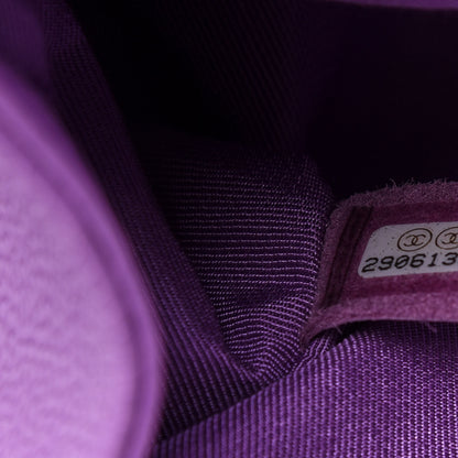 Chanel Caviar Quilted Medium Boy Flap Purple 8 of 12