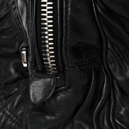 Prada Nappa Gaufre Shopping Satchel Black 8 of 15