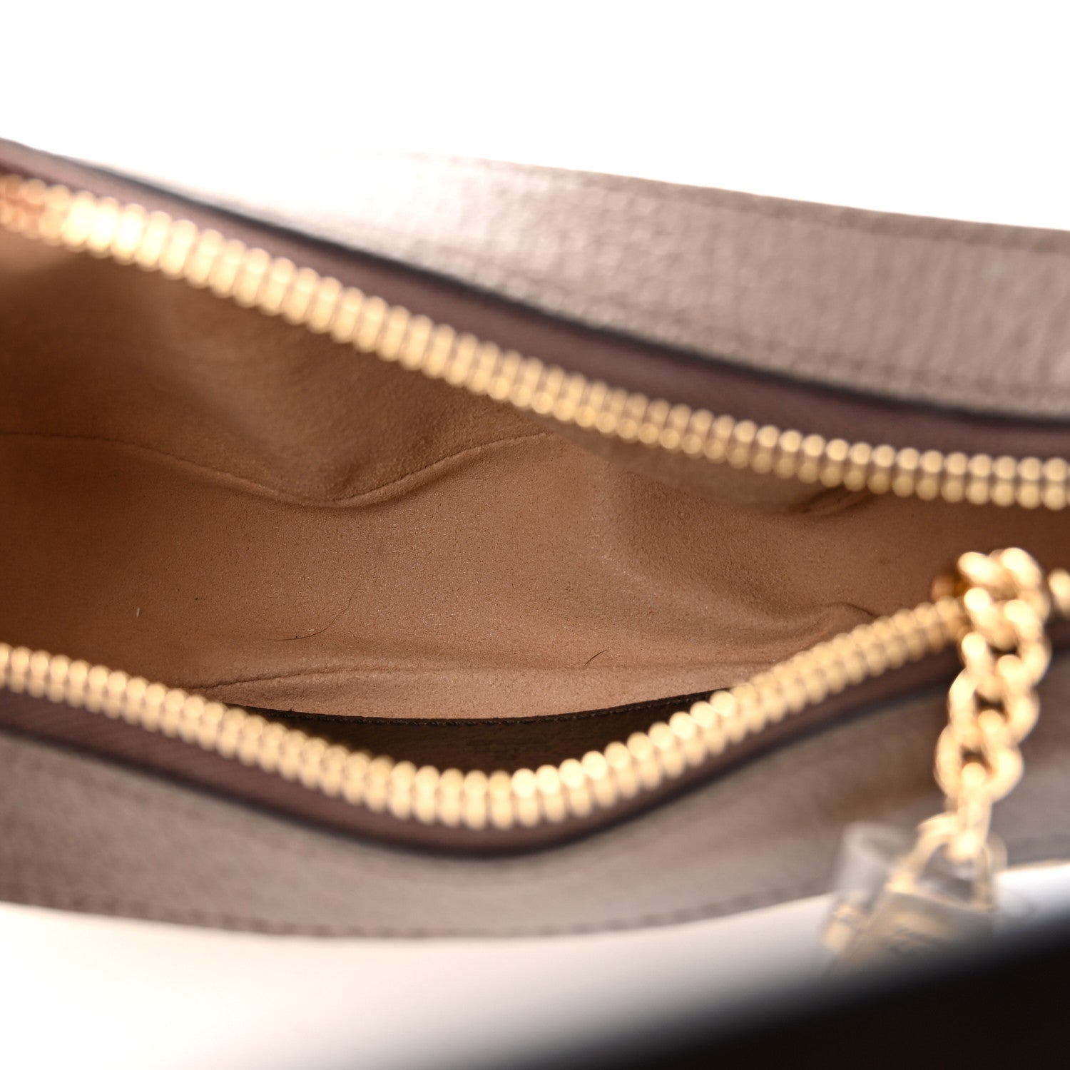Gucci Monogram Jumbo GG Textured Dollar Calfskin Web Mini Ophidia Half Moon Hobo Camel Ebony New Acero 5 of 11