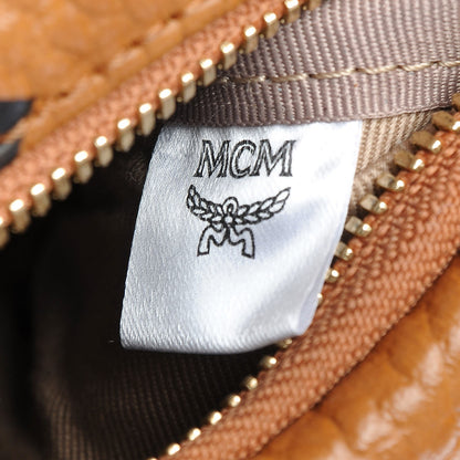 MCM Visetos Stark Belt Bag Cognac 12 of 14