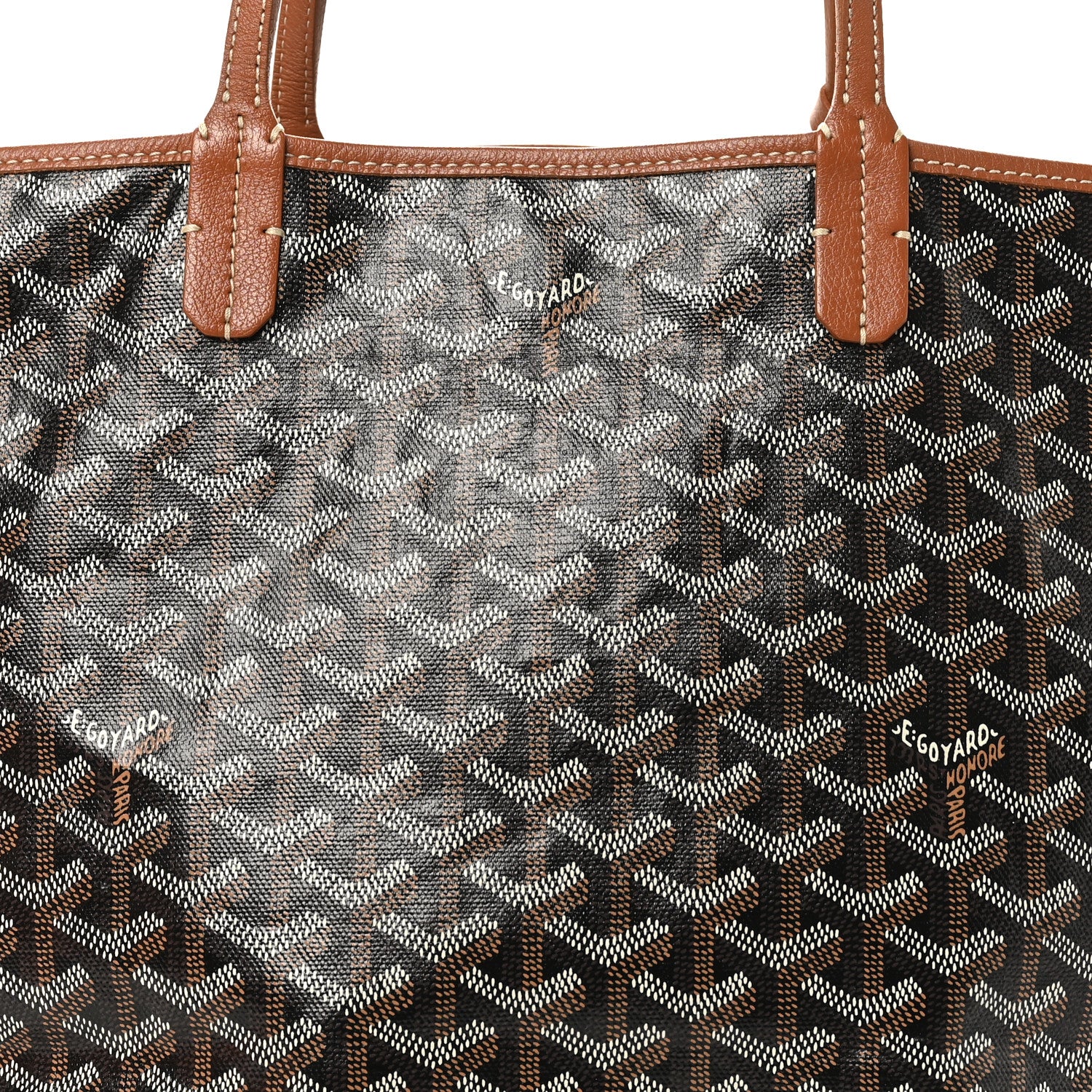 Goyard Goyardine Saint Louis PM Black Gold 9 of 13