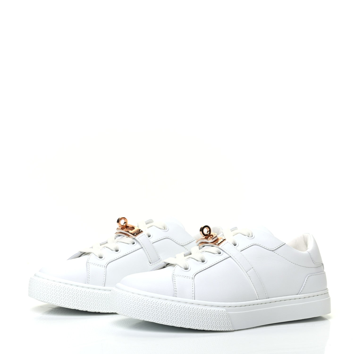 Hermes Calfskin Day Sneakers 36 White 3 of 8