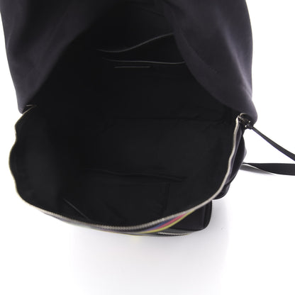 Saint Laurent Nylon Twill Dinosaur Print City Backpack Black Multicolor 8 of 18