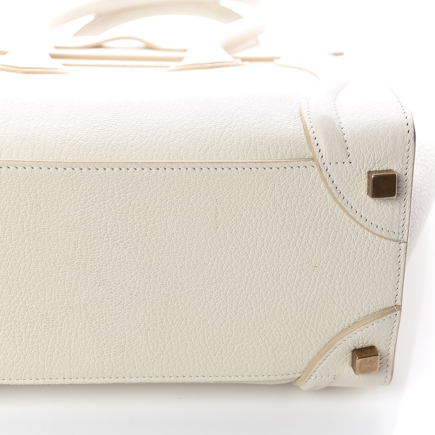 Celine Goatskin Micro Luggage White 22 of 22