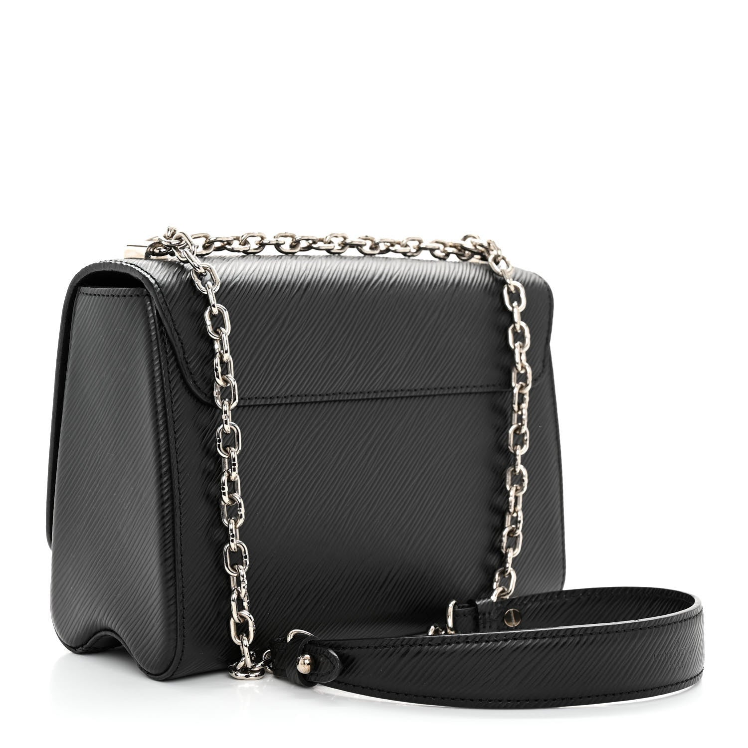 Louis Vuitton Epi Twist Shoulder Bag MM Black 3 of 9
