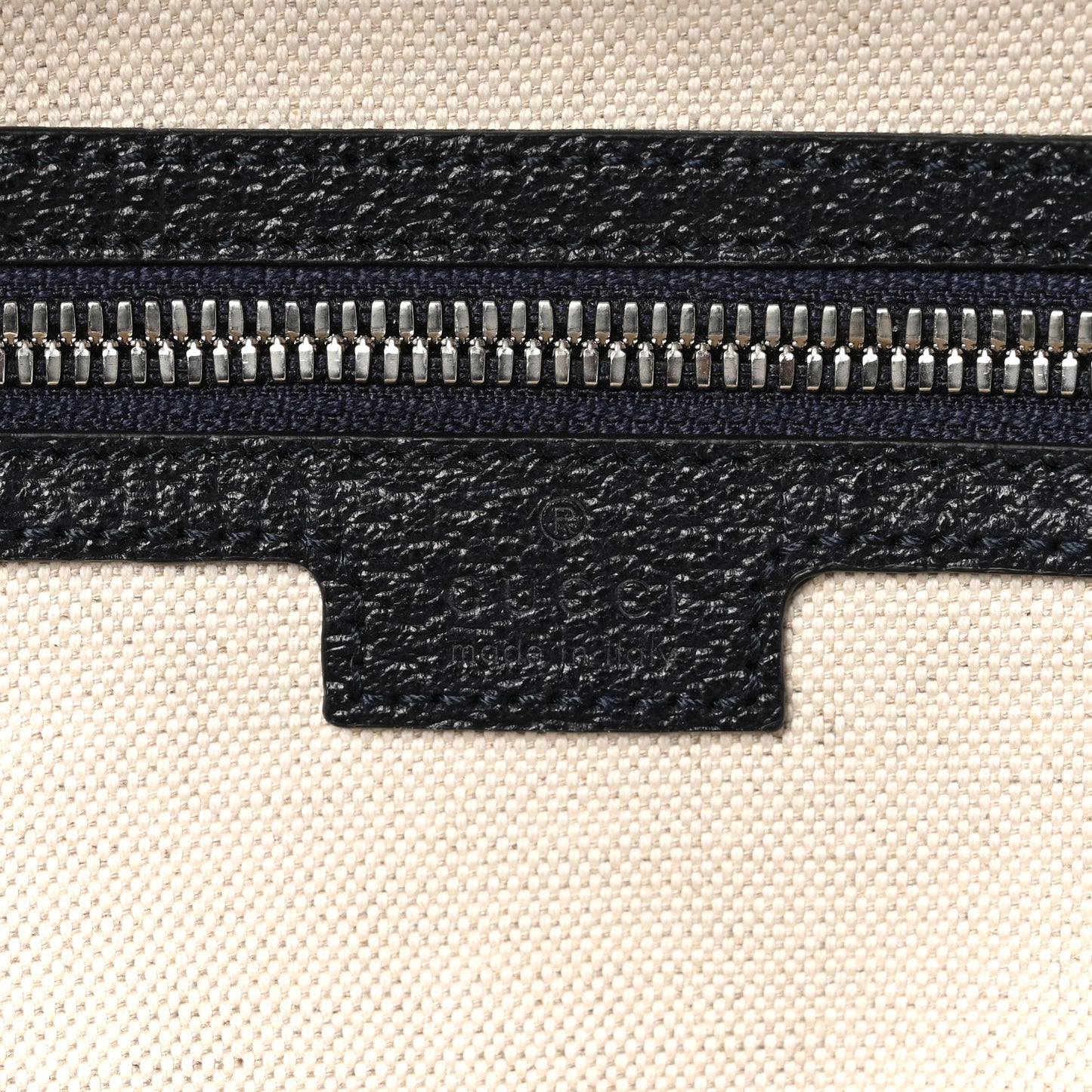 GG Supreme Monogram Textured Dollar Calfskin Web Small Ophidia Day Backpack Beige Blue Black