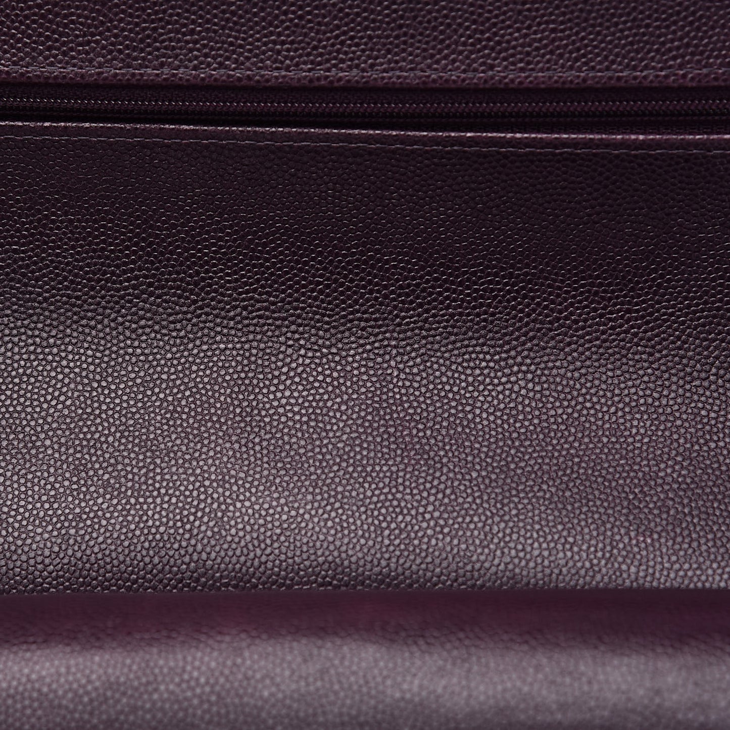 Caviar Quilted Jumbo Double Flap Dark Purple
