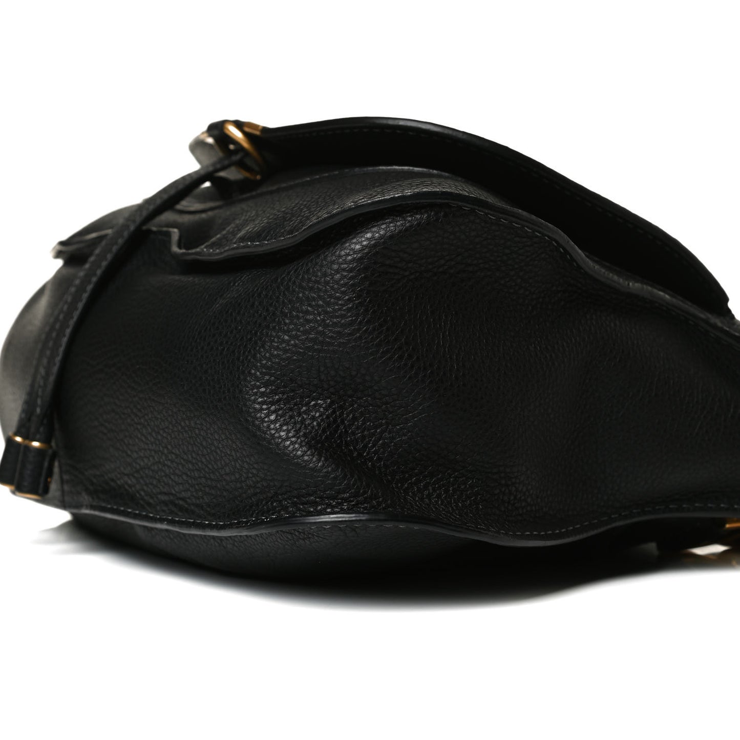 Calfskin Medium Marcie Satchel Black