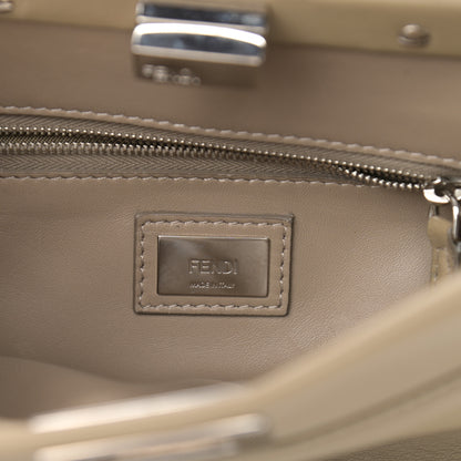 Fendi Nappa Mini Peekaboo Iconic Satchel Tortora 9 of 13