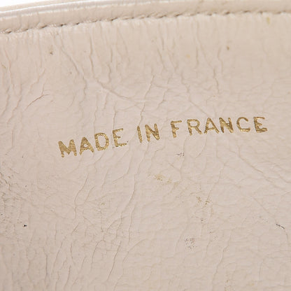 Chanel Lambskin Quilted Small Half Moon Flap Ivory 9 of 13