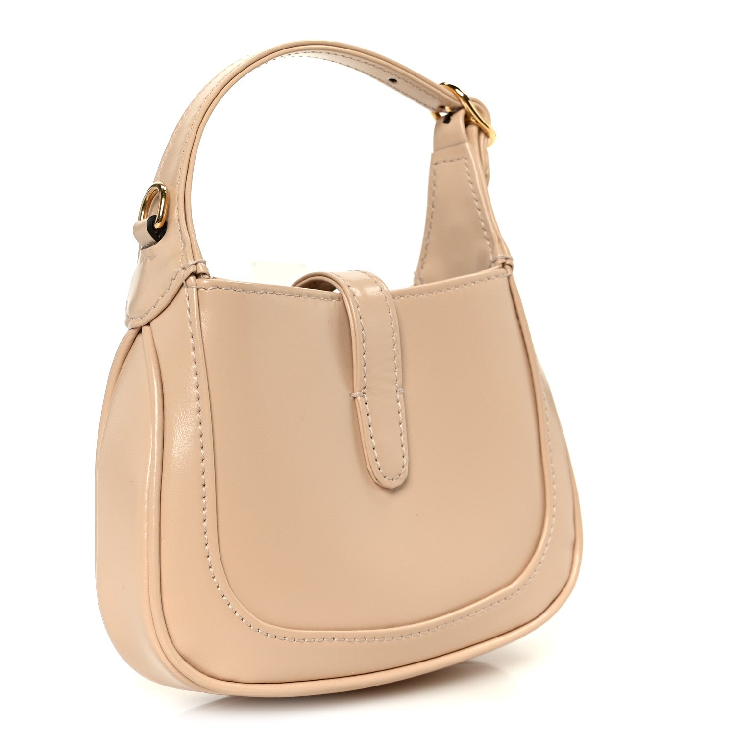 Gucci Boarded Dyana Lux Calfskin Nano Jackie 1961 Hobo Souffle Rose 3 of 10