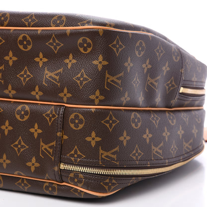 Louis Vuitton Monogram Alize 2 Compartment Luggage Travel Bag 10 of 10