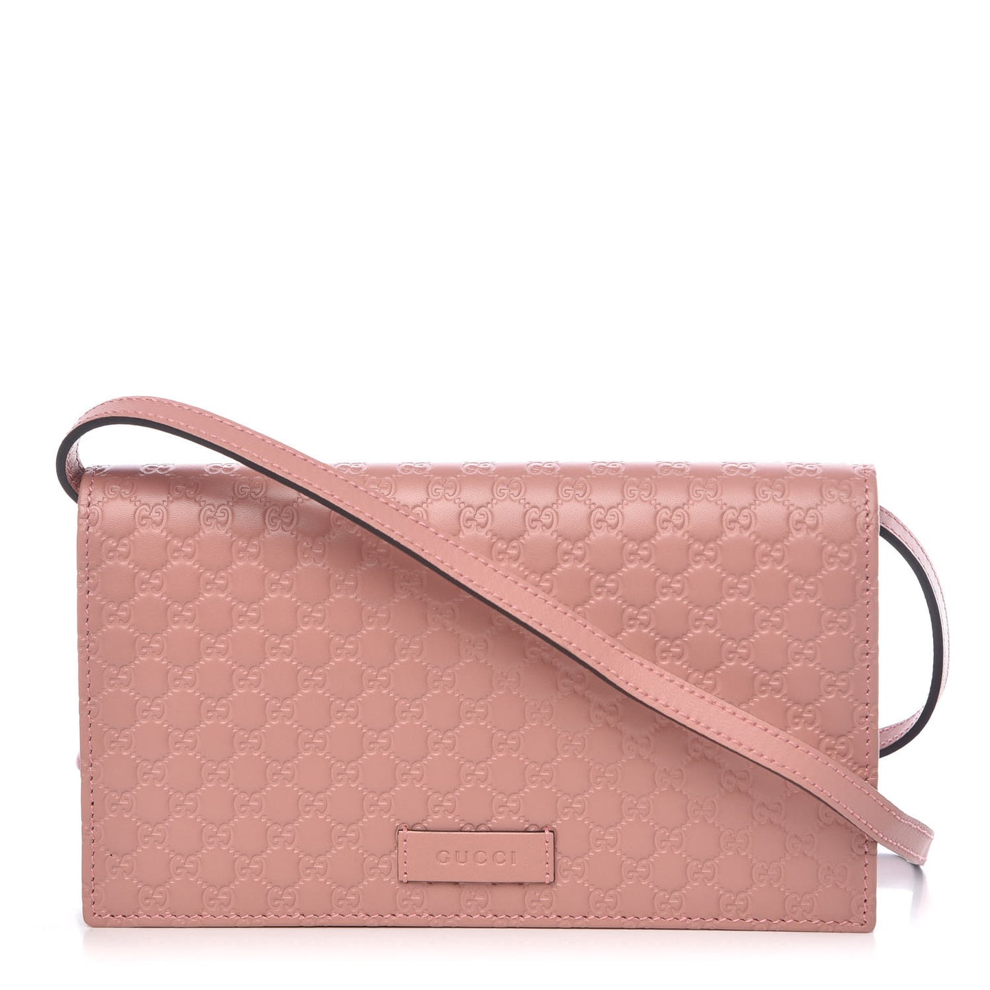 Microguccissima Crossbody Wallet Soft Pink