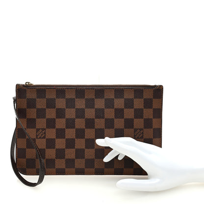Louis Vuitton Damier Ebene Neverfull MM GM Pochette 2 of 8