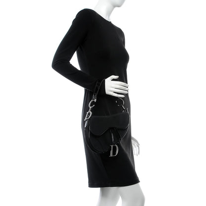 Christian Dior Nylon Saddle Bag Black 2 of 12