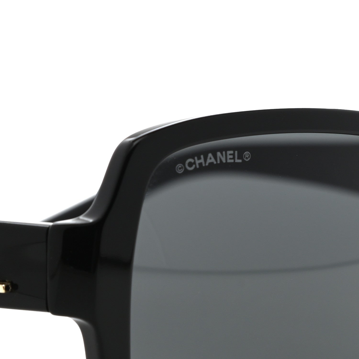 Chanel Acetate Polarized Square Sunglasses 5408 Black 7 of 7