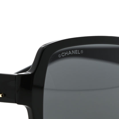 Chanel Acetate Polarized Square Sunglasses 5408 Black 7 of 7