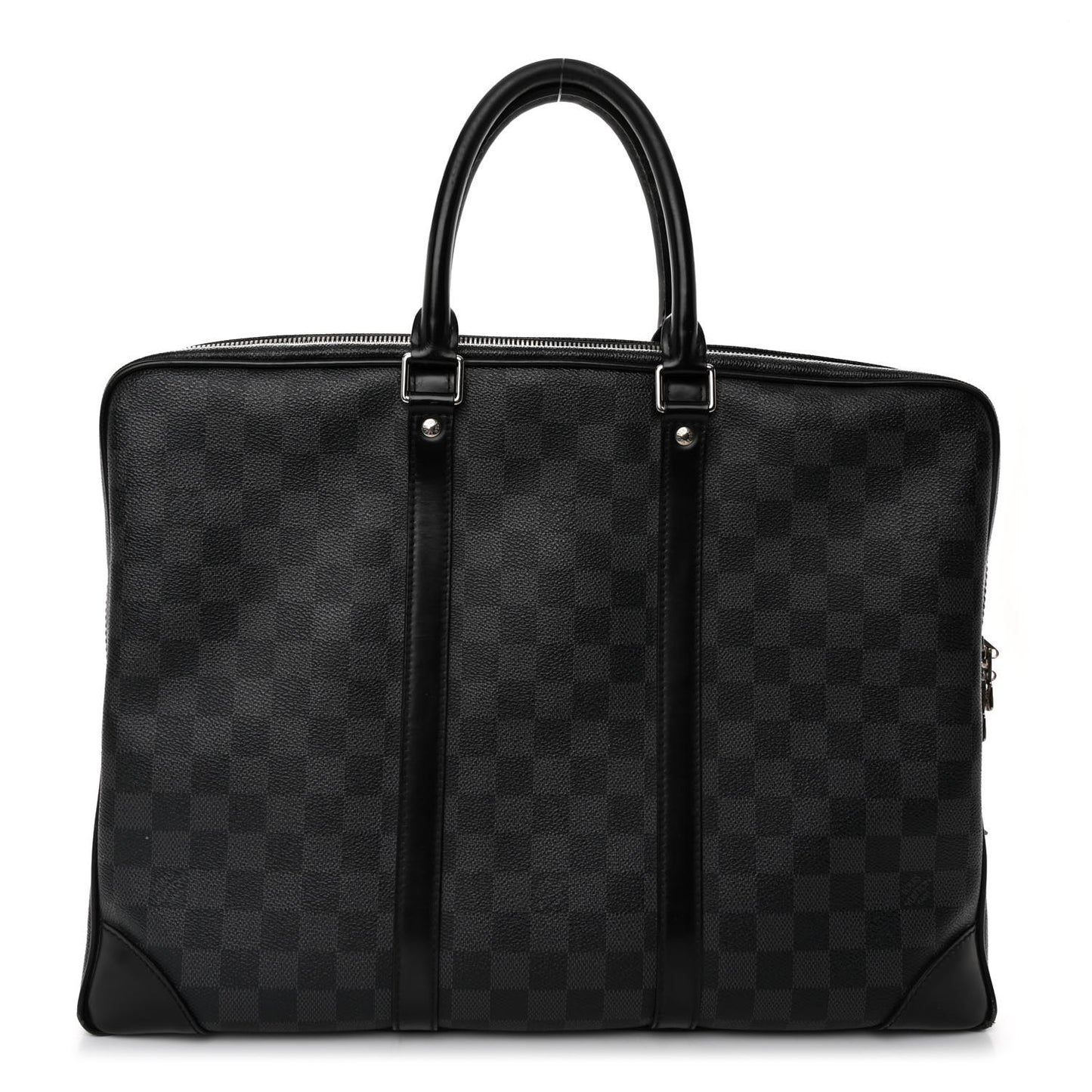 Damier Graphite Porte-Documents Voyage