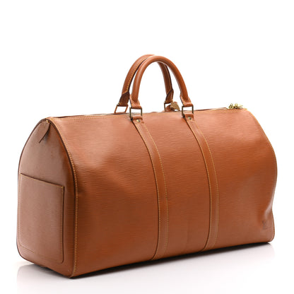 Louis Vuitton Epi Keepall 50 Cipango 3 of 10