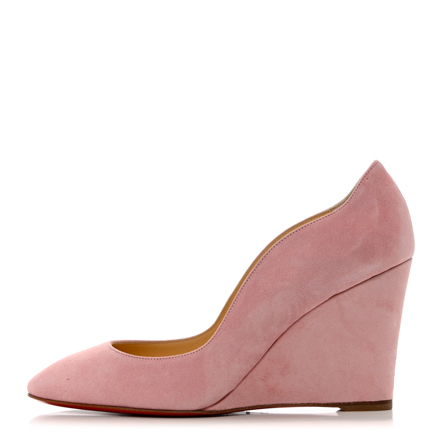 Christian Louboutin Veau Velours Tanja 38 Light Pink 1 of 10