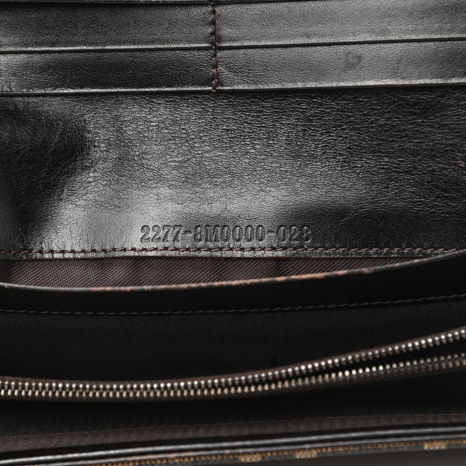 Fendi Zucca Continental Wallet Tobacco 8 of 14