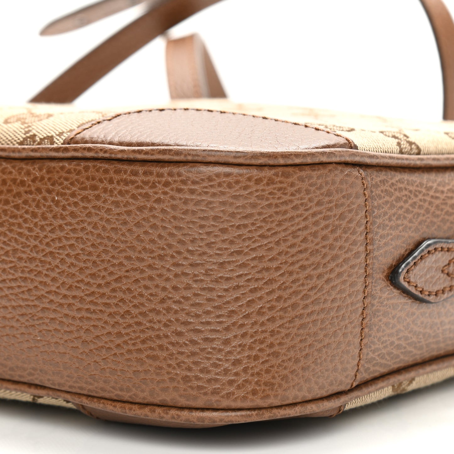 Monogram Mini Bree Messenger Bag Beige Tabacco