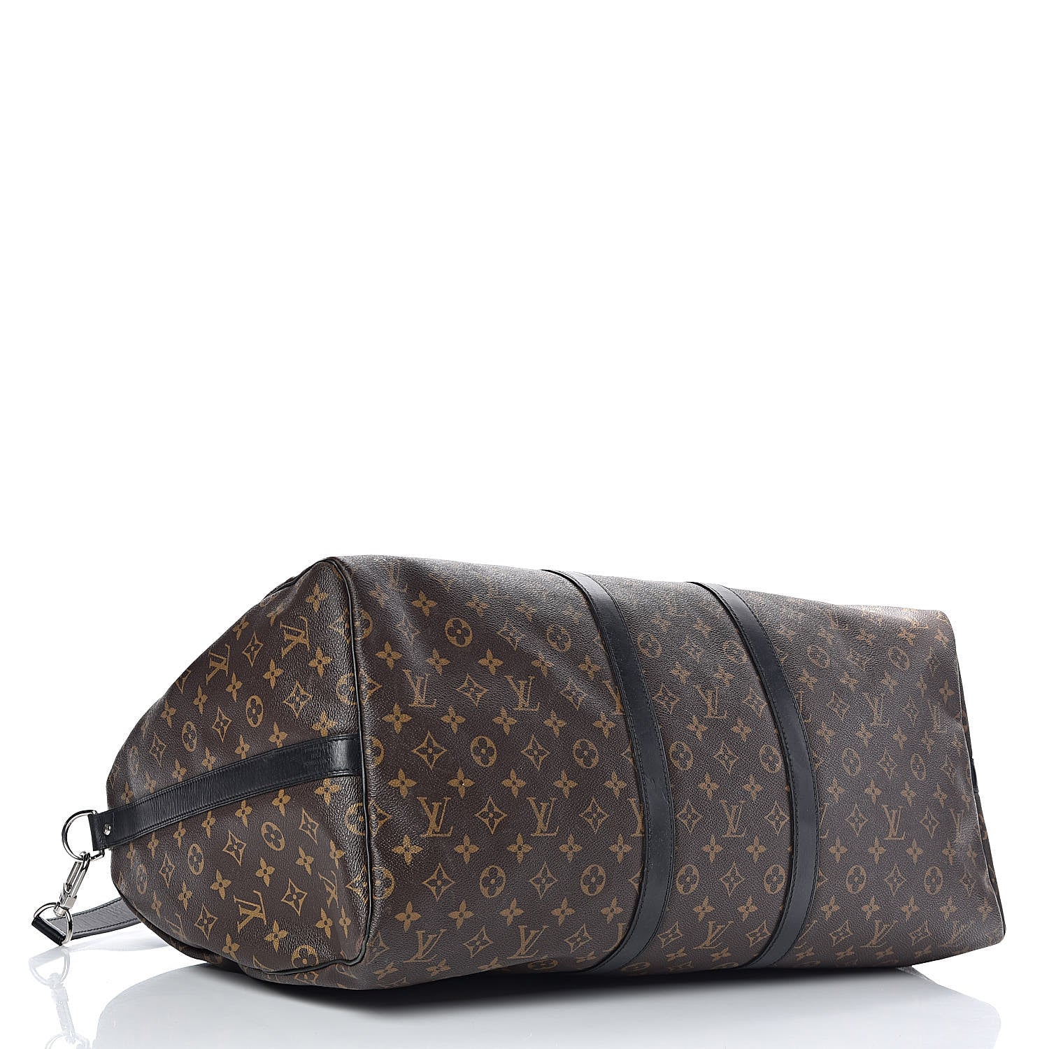 Louis Vuitton Monogram Macassar Keepall Bandouliere 55 4 of 16