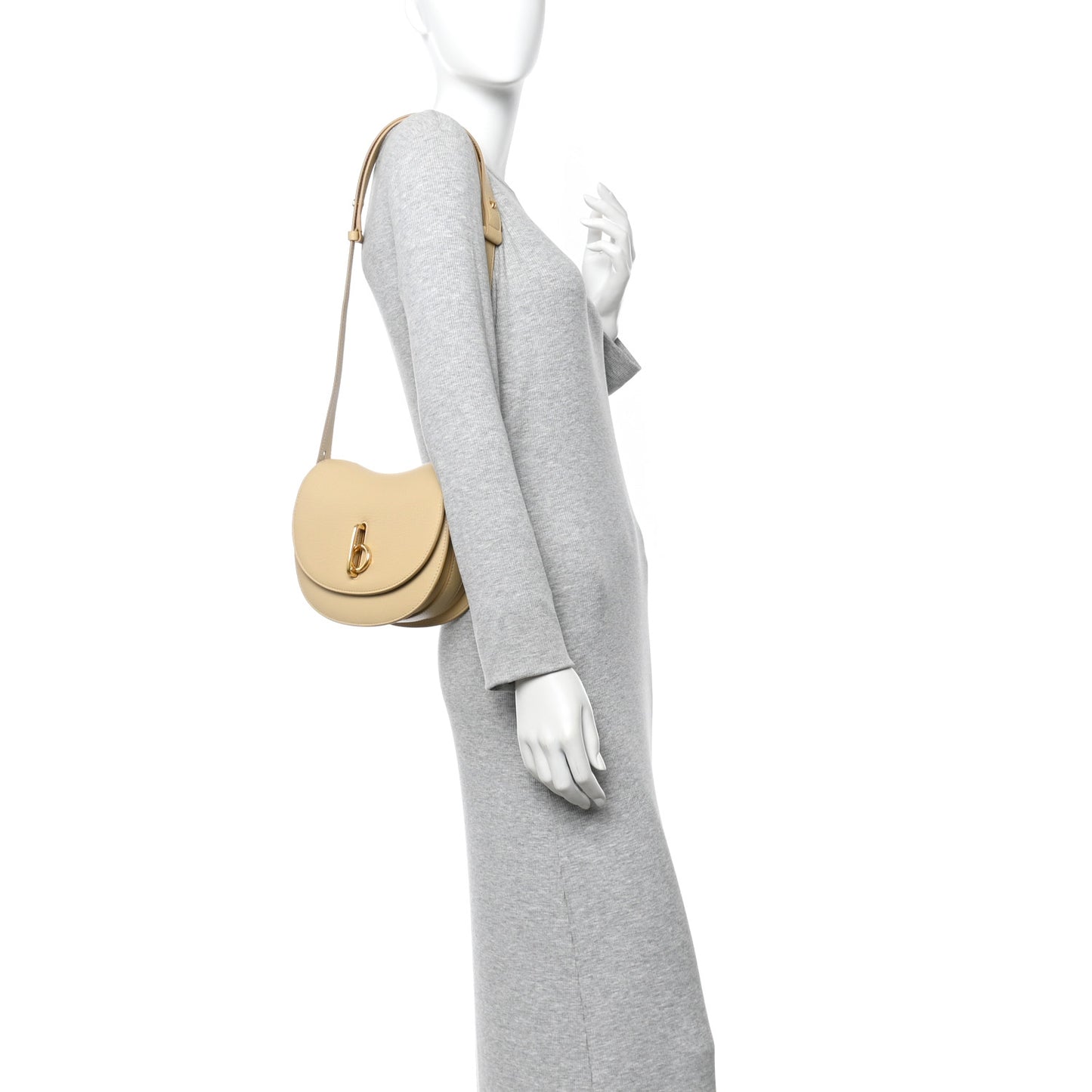 Calfskin Small Rocking Horse Crossbody Sand